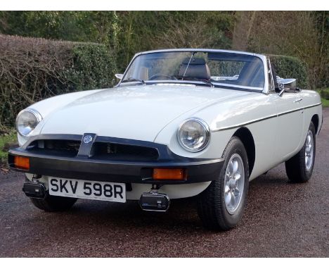 1976 MG B Roadster- Treated to an extensive, 'bare metal' restoration by Moorland Classic Cars and the vendor (an engineer) s