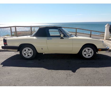 1984 Alfa Romeo Spider 2.0 S3- Top end engine overhaul in 2013- Recent respray plus new carpets and hood- Imported from the r