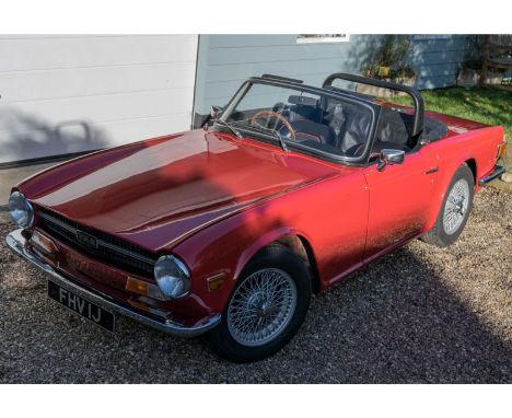 1971 Triumph TR6- Recent engine overhaul with respected marque specialist- Recent professional respray- Orginal UK RHD carTri