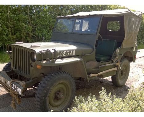 1943 Ford GPW Jeep- Manufactured during July 1943 as a Command Reconnaissance Vehicle and subsequently used by the French mil