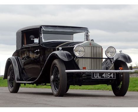 1929 Rolls-Royce 20hp Coupe- Part of the vendor's private museum collection since March 2015 and since treated to a full rewi