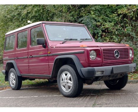 1991 Mercedes-Benz 300 GEL- Finished in Deep Red- Just 2 previous keepers- Offered with a collection of old MOT certificatesD