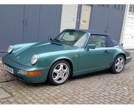 1990 Porsche 911 Carrera 2 Cabriolet- Original and unmolested- Porsche service book and handbooks- Understood to have covered