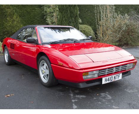 1989 Ferrari Mondial T Convertible- 63,500 miles from new- Last serviced with Terry Keys motorsport in 2015- Offered with its