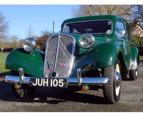 1954 Citroen Light 15 Traction Avant- Slough-built Traction Avant supplied new by Castle Garage (Cardiff) Ltd- Extensively re