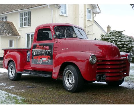 1951 Chevrolet 3100 Pickup- Imported to the UK from Florida in 2015 - 5.4-litre small block Chevy V8 engine was reconditioned