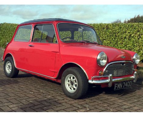 1966 Austin Mini Cooper S 1275- Delivered new to the supplying dealer, Central Garage of Leeds- Subject to a restoration prog