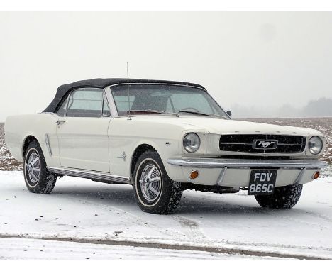 1964 Ford Mustang Convertible- Subject to a full and sympathetic restoration in 2015 at the cost of over £30,000- Disirable 1