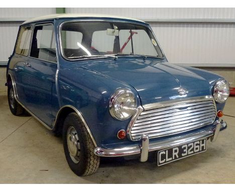 1970 Morris Mini Cooper S MKII- Said to be extremely original apart from replacement of front wings- 1275cc, rare reclining s