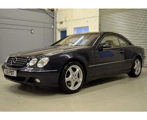 2002 Mercedes-Benz CL 500- Just c.31,000 miles and in one family ownership from new- Purchased new from Mercedes Benz of Tonb