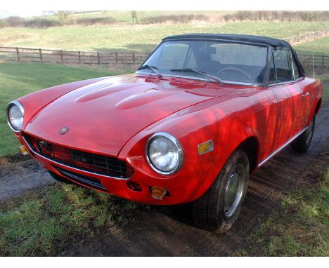 1978 Fiat 124 Spider- Recent professional respray in original colour- New soft top- Blue tooth and hands free facilityFiat's 