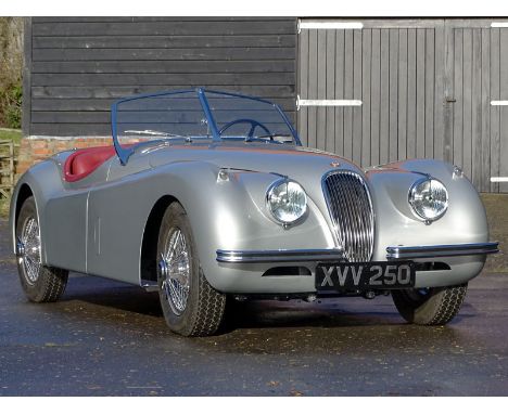 1952 Jaguar XK120 Roadster- Matching chassis, engine (block and head) and body numbers- The subject of a meticulous, chassis-