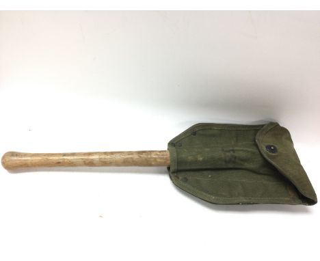 WW2 Dated US Army Entrenching Tool &amp; Cover.