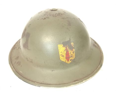 1939 Dated British Army MK II Helmet. Used by the Irish Army during their emergency crisis 1939-1945. The Insignia is that of