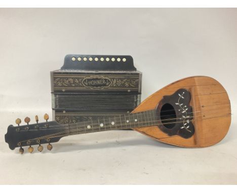 Italian Gennaro Maglioni Mandolin &amp; a Hohner accordion