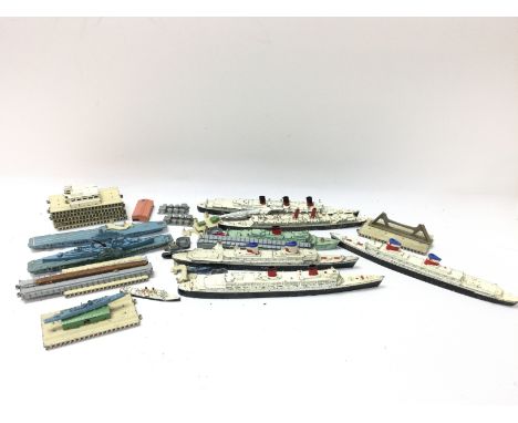 Triang &amp; minic 1:1200 scale diecast ships