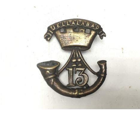 Circa 1874 &amp; 81 13th of Foot (Somerset Light Infantry) Glengarry Cap Badge.