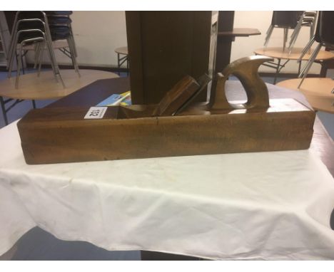  Sale Item:    LARGE WOODEN PLANE MATHIESON GLASGOW  Vat Status:   No Vat   Buyers Premium:  This lot is subject to a Buyers 
