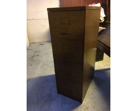  Sale Item:    ART METAL 4 DRAWER FILING CABINET (AF)  Vat Status:   No Vat   Buyers Premium:  This lot is subject to a Buyer