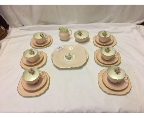  Sale Item:    21 PCE PINK COALPORT TEA SET   Vat Status:   No Vat   Buyers Premium:  This lot is subject to a Buyers Premium