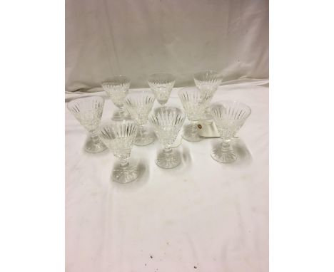  Sale Item:    9 WATERFORD CRYSTAL GLASSES   Vat Status:   No Vat   Buyers Premium:  This lot is subject to a Buyers Premium 