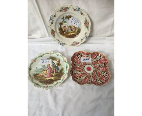  Sale Item:    3 CONTINENTAL PLATES (AF)   Vat Status:   No Vat   Buyers Premium:  This lot is subject to a Buyers Premium of