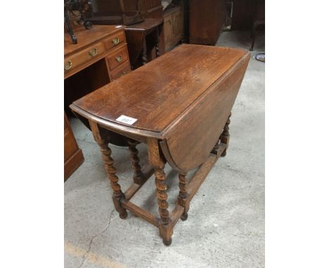  Sale Item:    OAK DROP LEAF TABLE   Vat Status:   No Vat   Buyers Premium:  This lot is subject to a Buyers Premium of 15% +