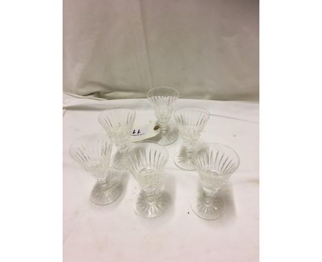  Sale Item:    6 WATERFORD CRYSTAL GLASSES (AF)   Vat Status:   No Vat   Buyers Premium:  This lot is subject to a Buyers Pre