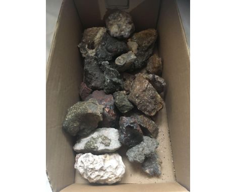  Sale Item:    BOX EARLY STONES   Vat Status:   No Vat   Buyers Premium:  This lot is subject to a Buyers Premium of 15% + Va