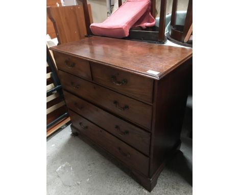  Sale Item:    MAHOGANY 2 OVER 3 CHEST (AF)   Vat Status:   No Vat   Buyers Premium:  This lot is subject to a Buyers Premium