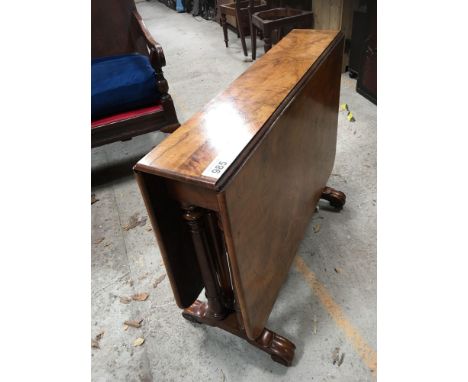  Sale Item:    BURR WALNUT SUTHERLAND TABLE   Vat Status:   No Vat   Buyers Premium:  This lot is subject to a Buyers Premium