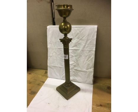  Sale Item:    BRASS GLOBE LAMP   Vat Status:   No Vat   Buyers Premium:  This lot is subject to a Buyers Premium of 15% + Va