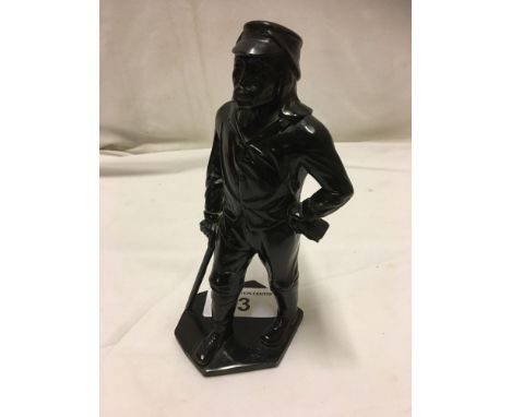  Sale Item:    BLACK METAL GENTLEMAN KASEKE BY TA KWANA (AF)  Vat Status:   No Vat   Buyers Premium:  This lot is subject to 