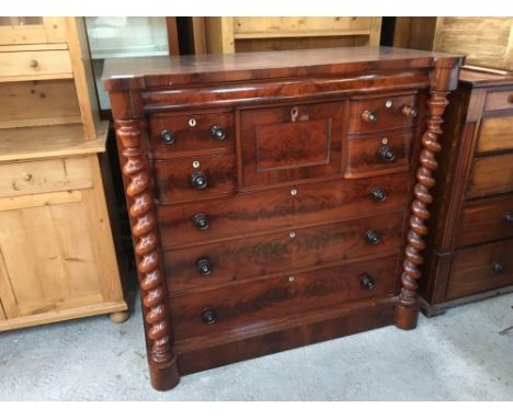  Sale Item:    MAHOGANY CHEST DRAWERS   Vat Status:   No Vat   Buyers Premium:  This lot is subject to a Buyers Premium of 15