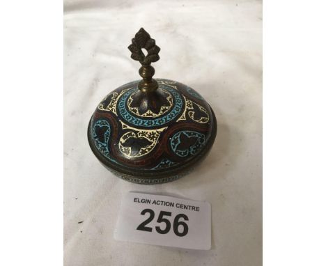  Sale Item:    ENAMEL POT   Vat Status:   No Vat   Buyers Premium:  This lot is subject to a Buyers Premium of 15% + Vat @ 20