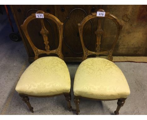  Sale Item:    2 DINING ROOM CHAIRS   Vat Status:   No Vat   Buyers Premium:  This lot is subject to a Buyers Premium of 15% 