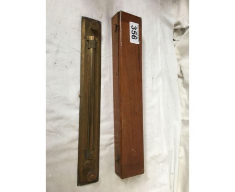  Sale Item:    CASED BRASS NAVIGATIONAL RULER UWW BIRMINGHAM (BOX AF)  Vat Status:   No Vat   Buyers Premium:  This lot is su