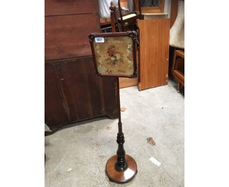  Sale Item:    VICTORIAN POLE SCREEN   Vat Status:   No Vat   Buyers Premium:  This lot is subject to a Buyers Premium of 15%