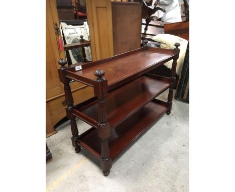  Sale Item:    MAHOGANY DUMB WAITER (AF)   Vat Status:   No Vat   Buyers Premium:  This lot is subject to a Buyers Premium of
