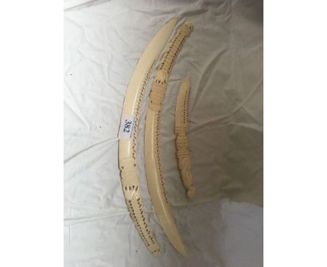  Sale Item:    3 LETTER OPENERS   Vat Status:   No Vat   Buyers Premium:  This lot is subject to a Buyers Premium of 15% + Va
