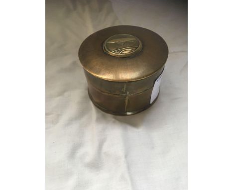  Sale Item:    BRASS ZEPHYR TOBACCO JAR   Vat Status:   No Vat   Buyers Premium:  This lot is subject to a Buyers Premium of 