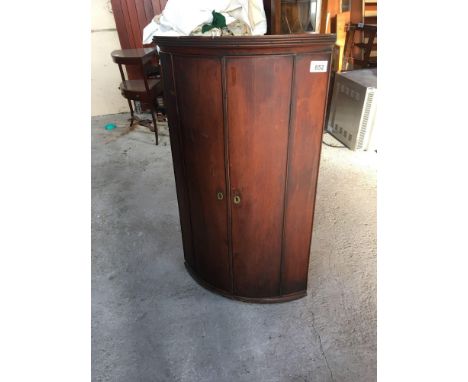  Sale Item:    MAHOGANY CORNER CABINET (AF)   Vat Status:   No Vat   Buyers Premium:  This lot is subject to a Buyers Premium