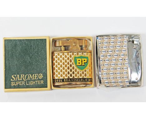A Sarome BP Super lighter and another.