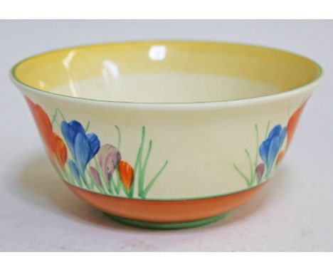 A Clarice Cliff Newport pottery bowl, diam. 13cm. CONDITION REPORT - very good, no damage/repair, little wear.