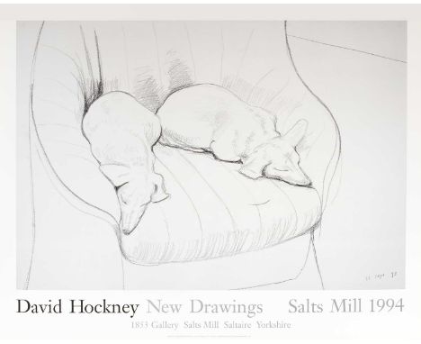 David Hockney (b.1937)
David Hockney New Drawings, 1994
for Salts Mill
off-set lithograph
83 x 69cm, unframed.