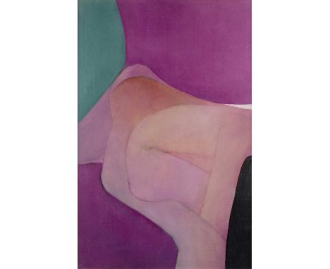 Georgi Daskaloff (1923-2005) 
'The Tender Magic', oil on canvas, signed and titled to reverse, 90cm x 60cm
 Overall minimal d