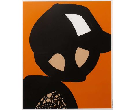Julian Opie (b.1958)
Beach Head, 2017
offset lithograph for the National Portrait Gallery
50.5 x 40cm.
