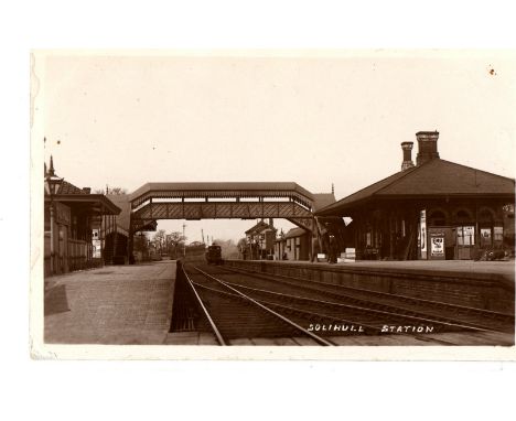 Solihull Station RP with a light engine at one of the platforms   Reserve: £10