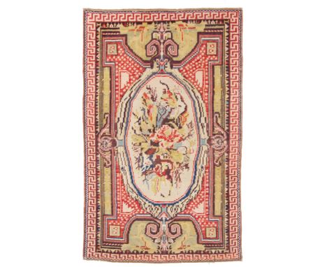 Ghiordes carpet, Gol Farang design. Anatolia. First half of the 20th century. Excellent state of preservation. 165x105 cm app