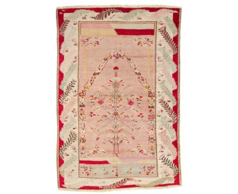 Mudjur carpet. Anatolia. Late 19th century. Good condition. 182x122 cm approx. Tappeto Mudjur. Anatolia. Fine XIX secolo. Buo
